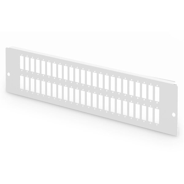 DIGITUS DN-96802L-2 - Adapterplatte für DN-96800L-2, grau (RAL 7035) 48x SC-DX, LC-QD