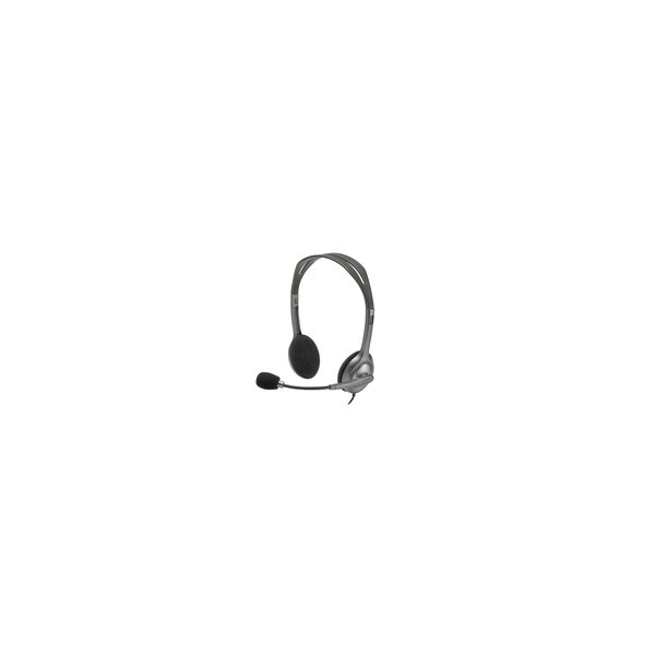 Logitech LGT-H110 - Kabelgebunden - Büro/Callcenter - 20 - 20000 Hz - 74 g - Kopfhörer - Schwarz - Silber