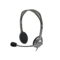 Logitech LGT-H110 - Kabelgebunden - Büro/Callcenter - 20 - 20000 Hz - 74 g - Kopfhörer - Schwarz - Silber