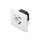 DIGITUS DA-70615 - Steckdose 1x Schutzkontakt,1x USB,1x Type C 5 V 2.8 A, Eingang: AC 250V 50Hz, RAL 9003