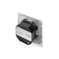 DIGITUS DA-70618 - Steckdose 2x USB, 1x USB Type C 5V 3.1A, Eingang: AC250V 50HZ,RAL 9003