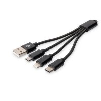 DIGITUS DB-300160-002-S - USB Ladekabel USB A -...