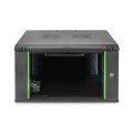 DIGITUS DN-19-07U-6/6-EC-SW - 7HE Wandgehäuse 385x600x600 mm, Farbe Schwarz (RAL 9005),