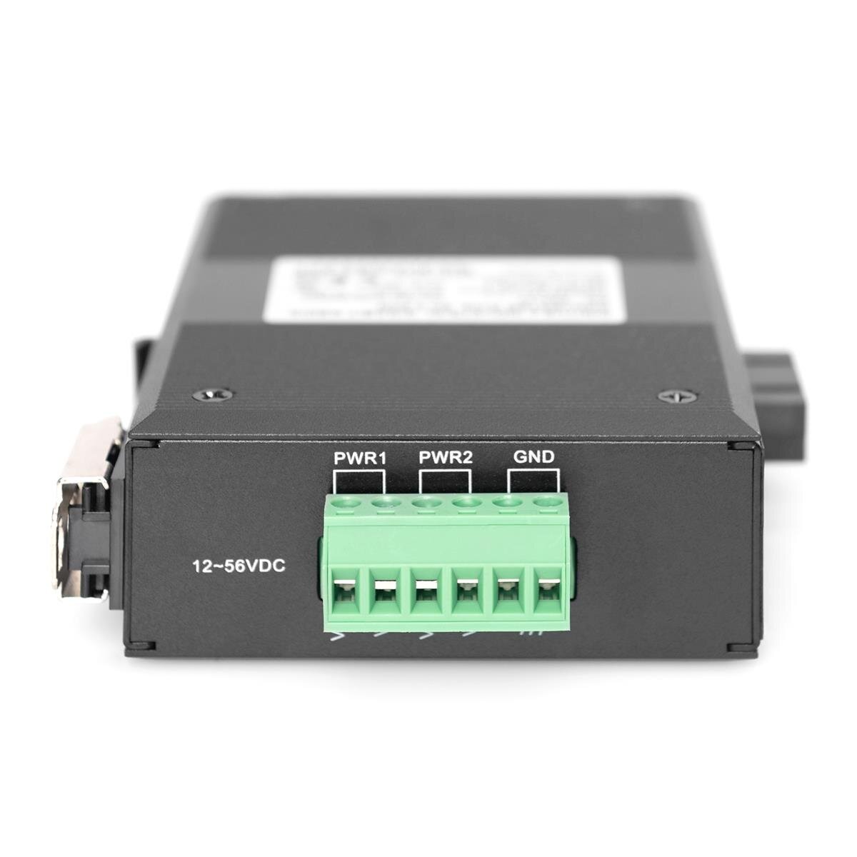 DIGITUS DN-652101 - Industrieller Gigabit Medien Konverter 10/100/1000BaseT zu 1000Base-SX SC, 0.5km,