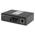DIGITUS DN-652101 - Industrieller Gigabit Medien Konverter 10/100/1000BaseT zu 1000Base-SX SC, 0.5km,