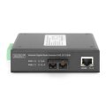 DIGITUS DN-652101 - Industrieller Gigabit Medien Konverter 10/100/1000BaseT zu 1000Base-SX SC, 0.5km,