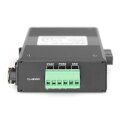 DIGITUS DN-652101 - Industrieller Gigabit Medien Konverter 10/100/1000BaseT zu 1000Base-SX SC, 0.5km,