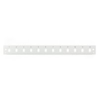 DIGITUS DN-96206-QL - LWL Frontblende, 1HE, Schnellverschluss, 12x LC DX SC SX, E2000 SX, vertikal, Farbe Grau (RAL 7035)