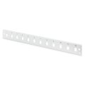 DIGITUS DN-96206-QL - LWL Frontblende, 1HE, Schnellverschluss, 12x LC DX SC SX, E2000 SX, vertikal, Farbe Grau (RAL 7035)