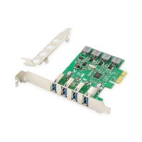 DIGITUS DS-30226 - USB PCI Express Add-On card USB3.0, 4-port A/F, Chipset: VL805, self powered