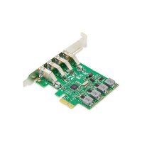 DIGITUS DS-30226 - USB PCI Express Add-On card USB3.0, 4-port A/F, Chipset: VL805, self powered