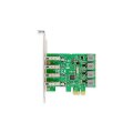 DIGITUS DS-30226 - USB PCI Express Add-On card USB3.0, 4-port A/F, Chipset: VL805, self powered