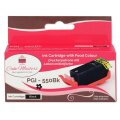 Patrone PGI 550bk - Black mit Chip für Canon Drucker - Schwarz  breit für Lebensmitteldrucker von Cake Masters