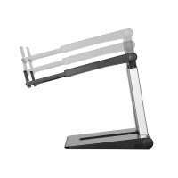Neomounts NSLS200 Laptop-Halterung 10-17" - höhenverstellbar - faltbar - kompakt - universal - Laptop-Ständer - Silber - Kunststoff - 25,4 cm (10") - 43,2 cm (17") - 254 - 431,8 mm (10 - 17")
