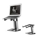 Neomounts NSLS200 Laptop-Halterung 10-17" - höhenverstellbar - faltbar - kompakt - universal - Laptop-Ständer - Silber - Kunststoff - 25,4 cm (10") - 43,2 cm (17") - 254 - 431,8 mm (10 - 17")