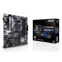 ASUS Prime B550M-A/CSM - AMD - Socket AM4 - AMD Ryzen 3 3rd Gen - 3rd Generation AMD Ryzen 5 - DDR4-SDRAM - 128 GB - DIMM