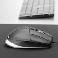 3Dconnexion CadMouse Pro - rechts - Optisch - USB Typ-A - Schwarz