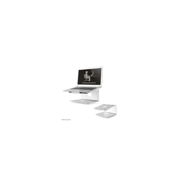 Neomounts NSLS050 Laptop-Halterung 10-17" - drehbar - universal - Laptop-Ständer - Silber - Aluminium - 25,4 cm (10") - 43,2 cm (17") - 5 kg