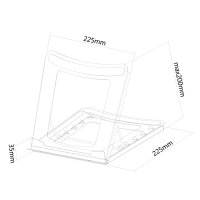 Neomounts NSLS075BLACK Laptop-Halterung 10-16" -...