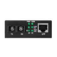 DIGITUS DN-82021-1 - Fast Ethernet Media Converter, Singlemode SC Stecker, 1310nm, bis zu 20km