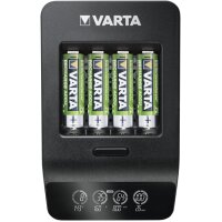 Varta Ladegerät LCD Smart Charger+ inkl. 4x AA 2100mAh - Schnellladegerät - Nickel-Metallhydrid (NiMH)