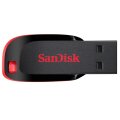 SanDisk Cruzer Blade - 16 GB - USB Typ-A - 2.0 - Ohne Deckel - 2,5 g - Schwarz - Rot