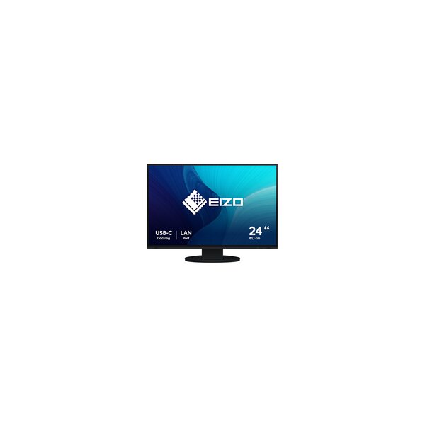 EIZO FlexScan EV2495-BK - 61,2 cm (24.1") - 1920 x 1200 Pixel - WUXGA - LED - 5 ms - Schwarz