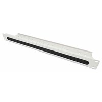 Intellinet 19" Kabeldurchführung mit Kabelablage 2er-Pack - 2-teiliges Set - 1 HE - mit Bürstenleiste - grau - Bürstenleiste - Grau - Stahl - 1U - 483 mm - 9,21 cm