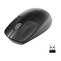 Logitech M191 - Beidhändig - Optisch - RF Wireless - 1000 DPI - Anthrazit - Schwarz