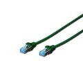 DIGITUS DK-1531-005/G - CAT 5e SF-UTP Patchkabel, Cu, PVC AWG 26/7, Länge 0,5 m, Farbe Grün