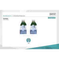 DIGITUS DK-1531-010/G - CAT 5e SF-UTP Patchkabel, Cu, PVC AWG 26/7, Länge 1 m, Farbe Grün