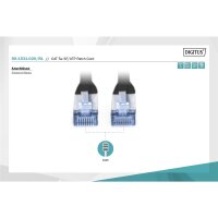 DIGITUS DK-1531-020/BL - CAT 5e SF-UTP Patchkabel, Cu, PVC AWG 26/7, Länge 2 m, Farbe Schwarz