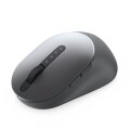 Dell Pro Plus-Maus – MS5320W - rechts - Optisch - RF Wireless + Bluetooth - 1600 DPI - Grau - Titan