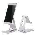 Neomounts DS10-160SL1 Telefon-Ständer bis zu 7" - faltbar - universal - Handy/Smartphone - Passive Halterung - Tisch/Bank - Drinnen - Silber