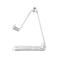 Neomounts DS10-150SL1 Telefon-Ständer bis zu 4.7" - faltbar - universal - Handy/Smartphone - Passive Halterung - Tisch/Bank - Drinnen - Silber