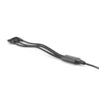DIGITUS AK-300160-010-S - USB Ladekabel USB A - Lightning+micro B+Type-C 1m, 3 in 1 cable, cotton, CE, bl