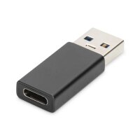 DIGITUS AK-300524-000-S - USB Typ-C Adapter, Typ A to C...