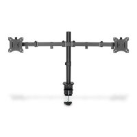 DIGITUS DA-90400 - Dual Monitor Klemm-Halterung 15-32", 2x 8 kg (max.), schwarz