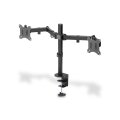 DIGITUS DA-90400 - Dual Monitor Klemm-Halterung 15-32", 2x 8 kg (max.), schwarz