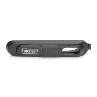 DIGITUS DN-19-PHS-HC - Schwenkgriff inkl. Profil-Halbzylinder Adapter für Netzwerk- u. Serverschr.