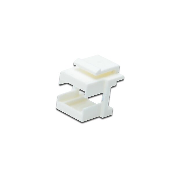 DIGITUS DN-BLIND-LC - LC Keystone Rahmen für Patch Panel Farbe Weiß