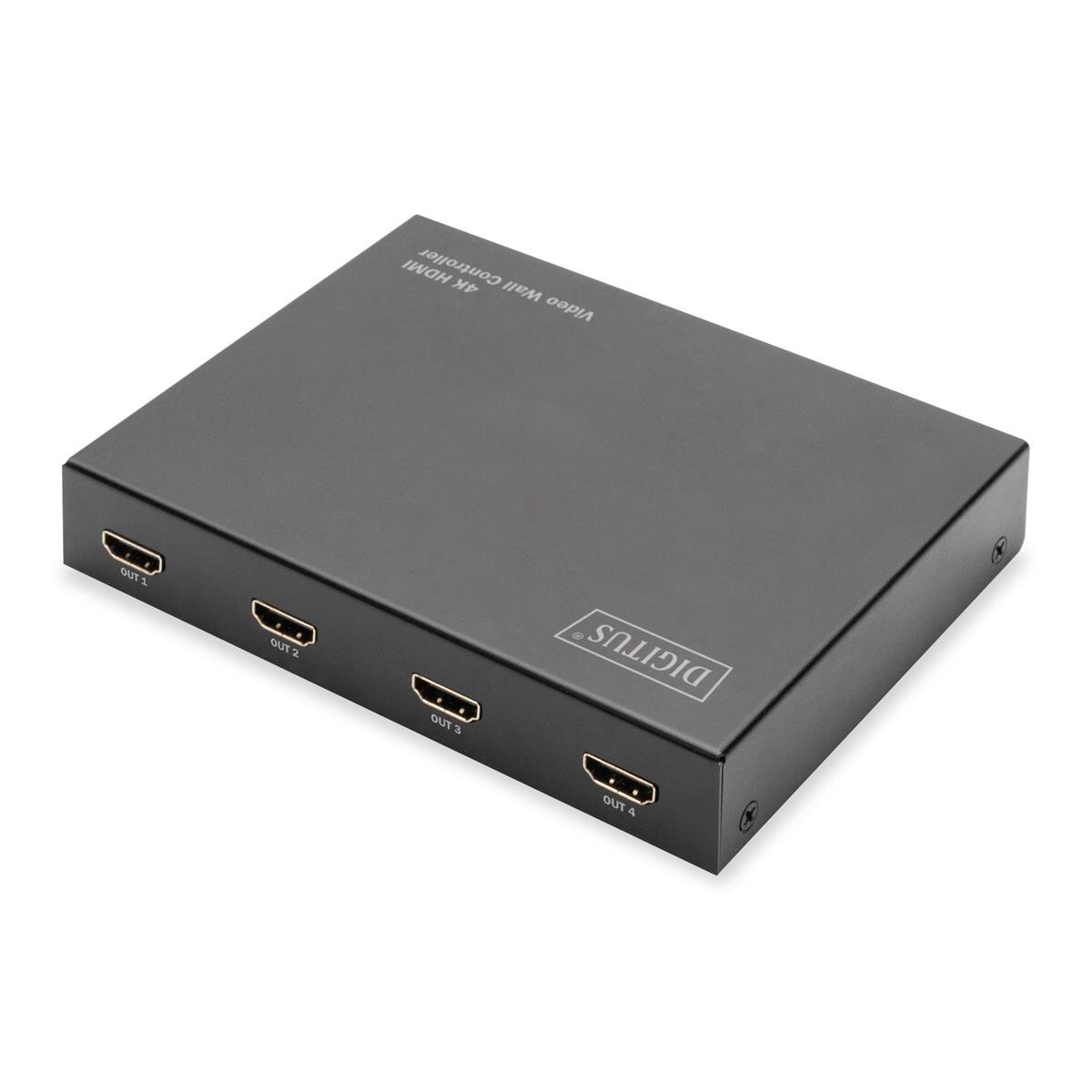 DIGITUS DS-43309 - HDMI 2x2 Videowand-Prozessor Unterstützt 4K@60Hz (4:4:4)