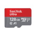 SanDisk Ultra microSD - 128 GB - MicroSDXC - Klasse 10 - UHS-I - 100 MB/s - Grau - Rot
