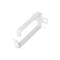 DIGITUS DN-19-ORG-2 - 2HE Kabelmanagement Ring, 44x100 mm 10 Stück, Farbe Grau (RAL 7035)