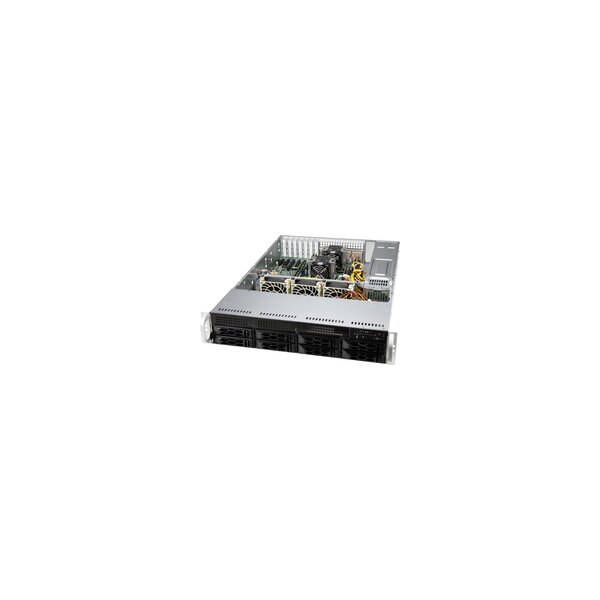Supermicro CSE-LA25TQC-R609LP - Rack - Server - Schwarz - ATX - EATX - 2U - HDD - Netzwerk - Leistung - Stromausfall - System