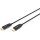 DIGITUS AK-330126-150-S - HDMI AOC Hybrid-Glasfaser Anschlusskabel, Typ A M/M, 15m, UHD 8K@60Hz, CE, gold, bl
