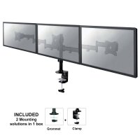 Neomounts by Newstar Select Flachbild Tischhalterung - Klemme /Bolzen - 8 kg - 25,4 cm (10 Zoll) - 68,6 cm (27 Zoll) - 100 x 100 mm - Schwarz