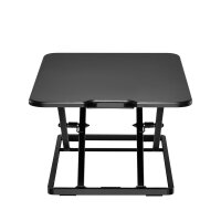 Neomounts NS-WS050BLACK Sitz-Steh-Arbeitsplatz - Schwarz - -25,4 mm (-1") - 8 kg - Tisch/Bank - -25,4 mm (-1") - 8 kg