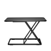 Neomounts NS-WS050BLACK Sitz-Steh-Arbeitsplatz - Schwarz - -25,4 mm (-1") - 8 kg - Tisch/Bank - -25,4 mm (-1") - 8 kg