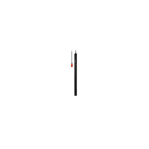 APC Easy Rack PDU - Metered - Null HE - 3-phasig - 11kW - 230V - 16A - 21 C13 und 3 C19 Ausgänge - IEC60309 3P+N+PE Eingang - Messgerät - 0U - Dreiphasig - Senkrecht - Aluminium - Schwarz